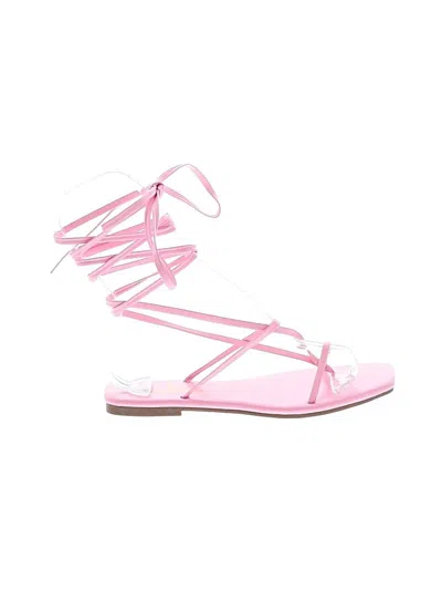 Pre-owned Lulus Sandals In Pink
