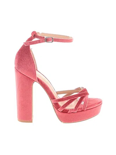 Pre-owned Lulus Sandals In Pink