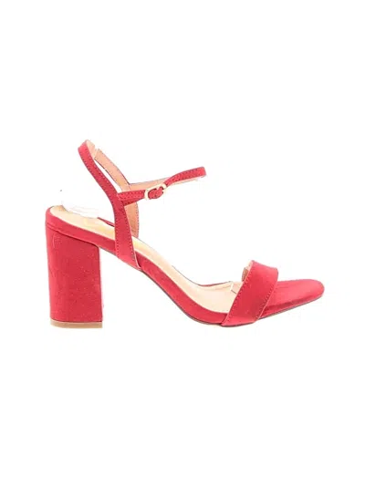 Pre-owned Lulus Sandals In Red
