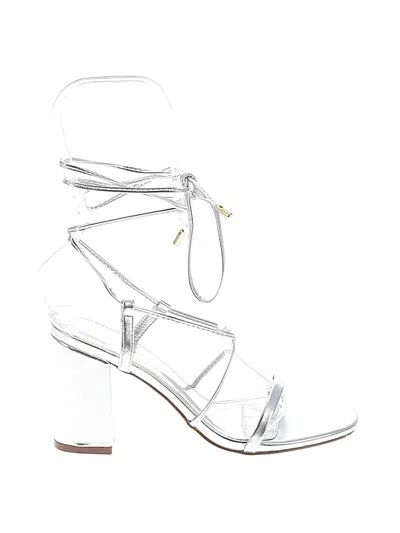 Pre-owned Lulus Sandals In Silver