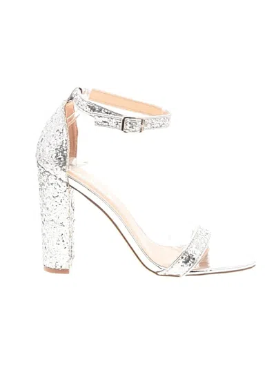Pre-owned Lulus Sandals In Silver