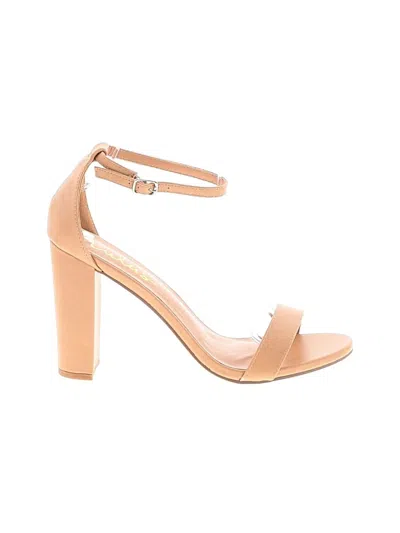 Pre-owned Lulus Sandals In Tan