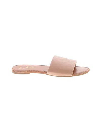 Pre-owned Lulus Sandals In Tan