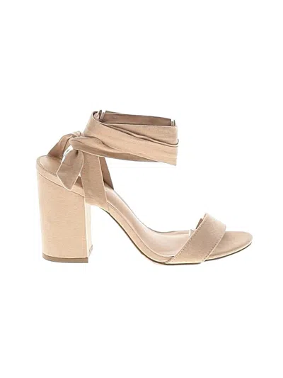 Pre-owned Lulus Sandals In Tan