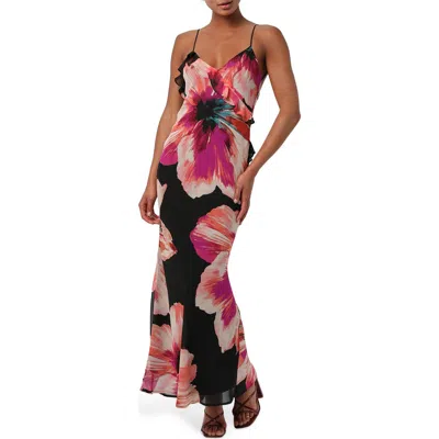 Lulus Sawyer Bold Floral Maxi Dress In Multi