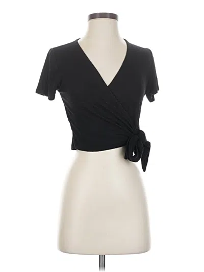 Pre-owned Lulus Short Sleeve T-shirt In Black