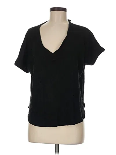 Pre-owned Lulus Short Sleeve T-shirt In Black
