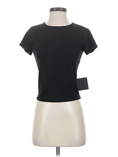 Lulus Short Sleeve T-shirt In Black
