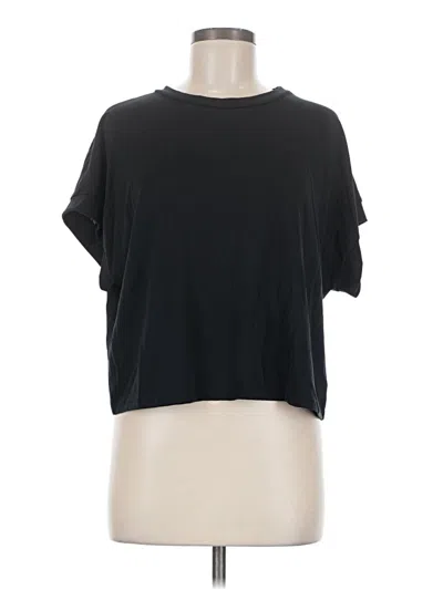 Pre-owned Lulus Short Sleeve T-shirt In Black