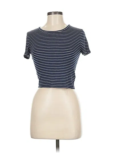 Pre-owned Lulus Short Sleeve T-shirt In Blue