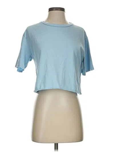 Pre-owned Lulus Short Sleeve T-shirt In Blue