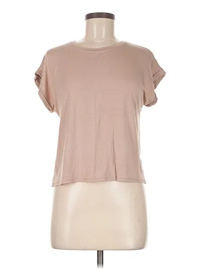 Pre-owned Lulus Short Sleeve T-shirt In Brown