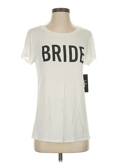 Pre-owned Lulus Short Sleeve T-shirt In Ivory