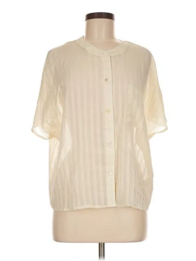 Pre-owned Lulus Short Sleeve T-shirt In White