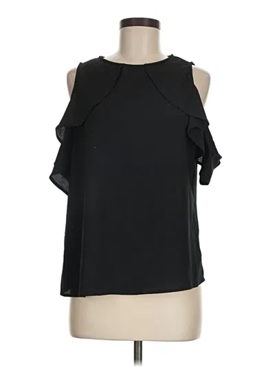 Pre-owned Lulus Sleeveless Blouse In Black