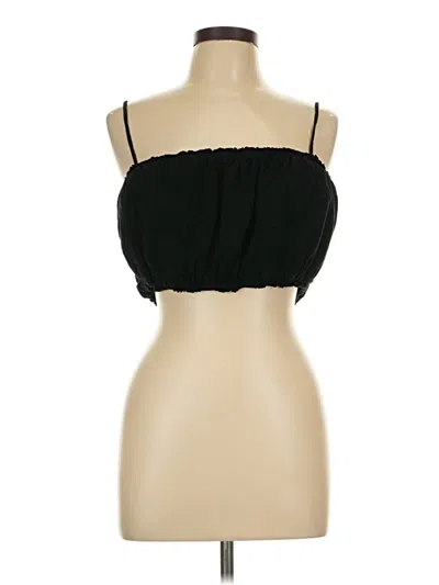 Pre-owned Lulus Sleeveless Blouse In Black