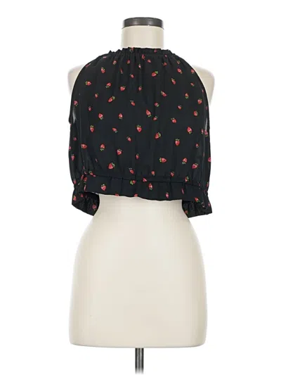 Pre-owned Lulus Sleeveless Blouse In Black