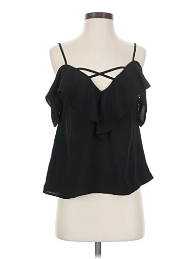 Pre-owned Lulus Sleeveless Blouse In Black