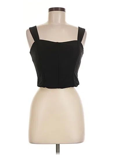 Pre-owned Lulus Sleeveless Blouse In Black