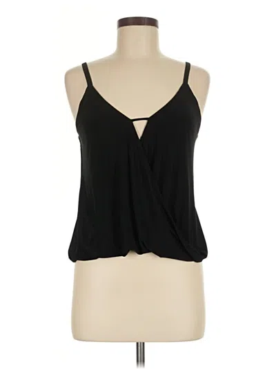 Pre-owned Lulus Sleeveless Blouse In Black