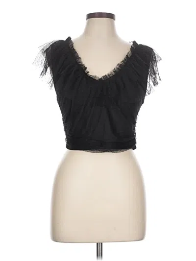 Pre-owned Lulus Sleeveless Blouse In Black