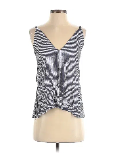 Pre-owned Lulus Sleeveless Blouse In Blue