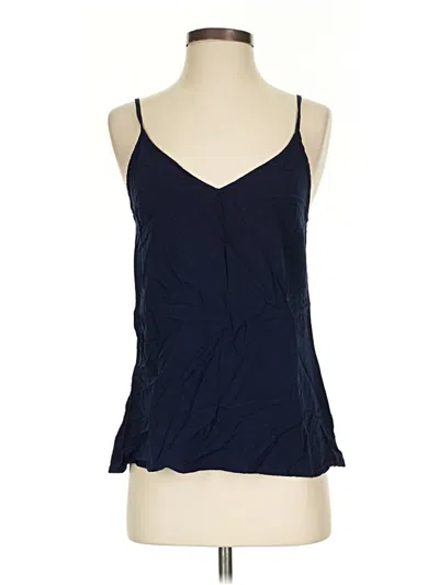 Pre-owned Lulus Sleeveless Blouse In Blue