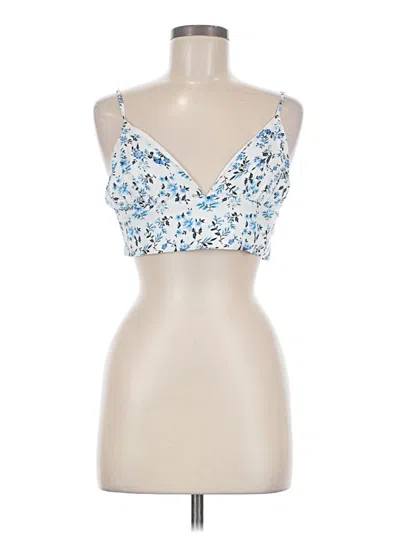 Pre-owned Lulus Sleeveless Blouse In Blue