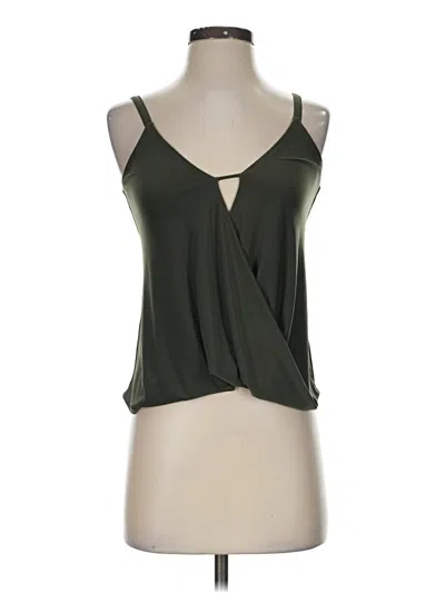 Pre-owned Lulus Sleeveless Blouse In Green