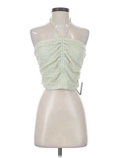 Lulus Sleeveless Blouse In Green