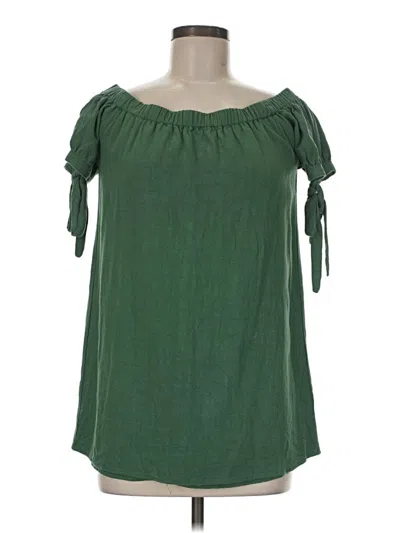 Pre-owned Lulus Sleeveless Blouse In Green