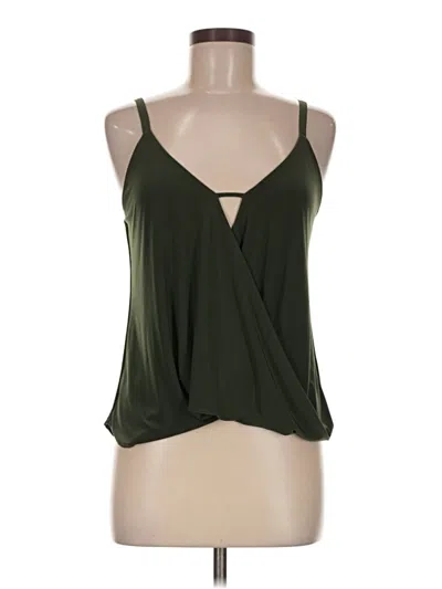 Pre-owned Lulus Sleeveless Blouse In Green