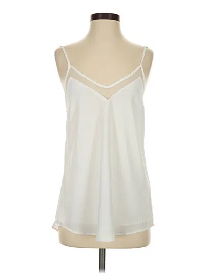 Pre-owned Lulus Sleeveless Blouse In Ivory