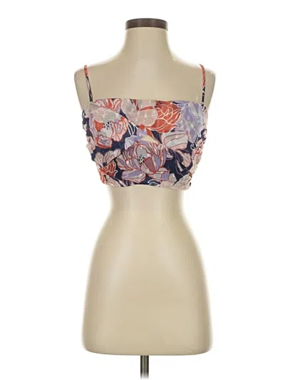 Pre-owned Lulus Sleeveless Blouse In Orange