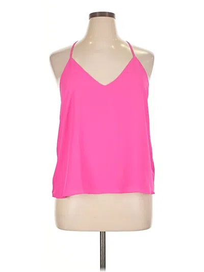 Pre-owned Lulus Sleeveless Blouse In Pink
