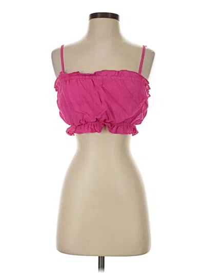 Pre-owned Lulus Sleeveless Blouse In Pink