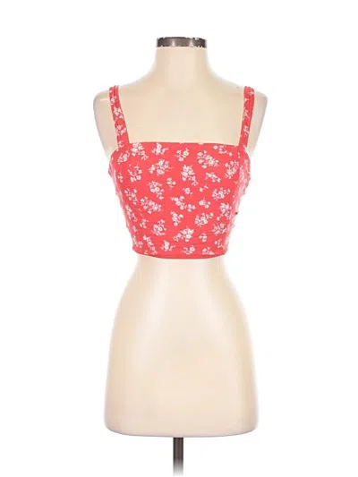 Pre-owned Lulus Sleeveless Blouse In Red