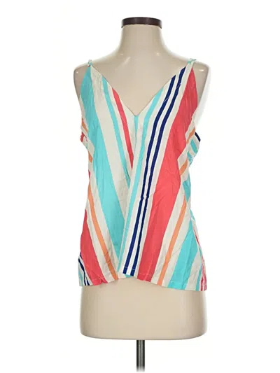 Pre-owned Lulus Sleeveless Blouse In Teal