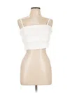 Lulus Sleeveless Blouse In White