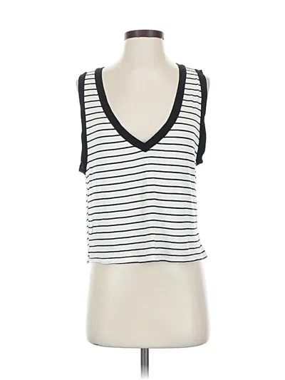 Pre-owned Lulus Sleeveless T-shirt In White