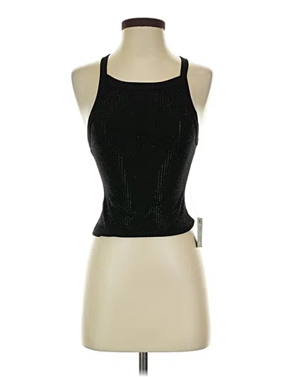 Pre-owned Lulus Sleeveless Top Black Halter Neckline Tops