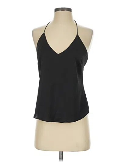Pre-owned Lulus Sleeveless Top Black Halter Neckline Tops