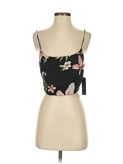 Pre-owned Lulus Sleeveless Top Black Strapless Neckline Tops