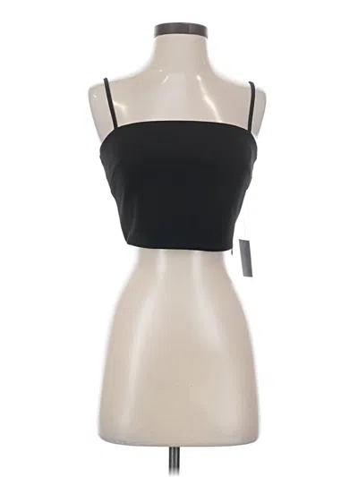 Lulus Sleeveless Top Black Strapless Neckline Tops