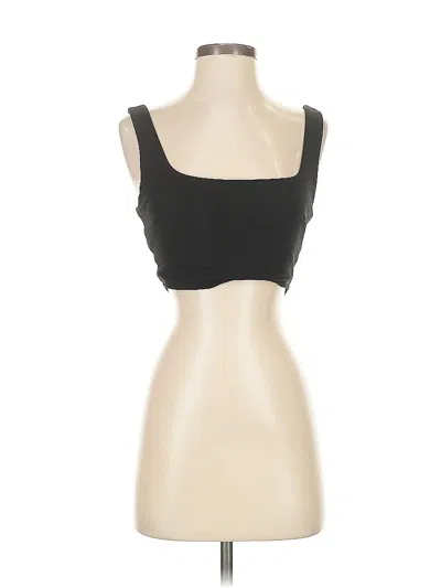 Pre-owned Lulus Sleeveless Top Black Sweetheart Neckline Tops