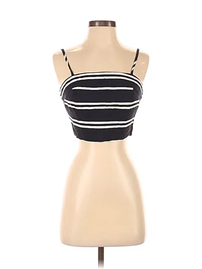 Pre-owned Lulus Sleeveless Top Black Sweetheart Neckline Tops