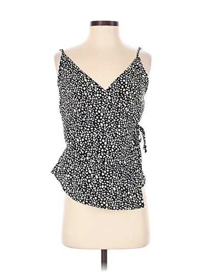Pre-owned Lulus Sleeveless Top Black Sweetheart Neckline Tops
