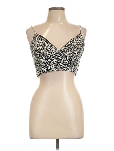 Pre-owned Lulus Sleeveless Top Black Sweetheart Neckline Tops