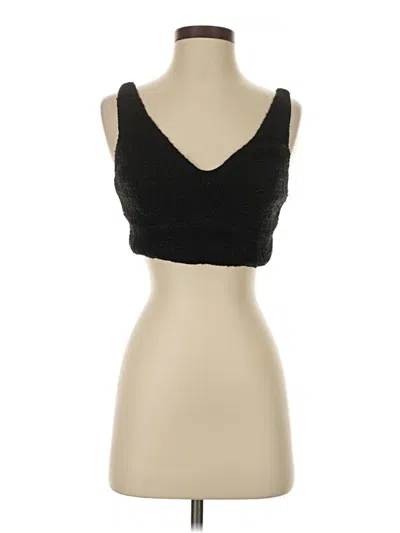 Pre-owned Lulus Sleeveless Top Black Sweetheart Neckline Tops