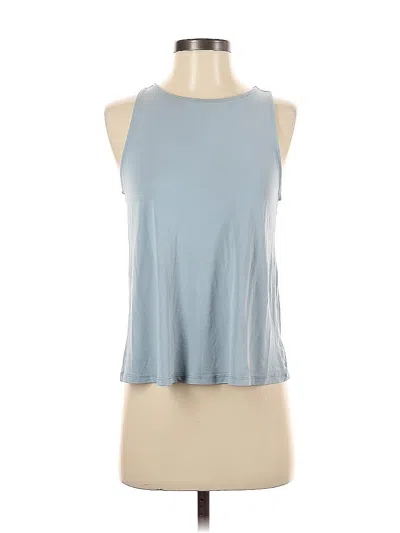 Pre-owned Lulus Sleeveless Top Blue Halter Neckline Tops